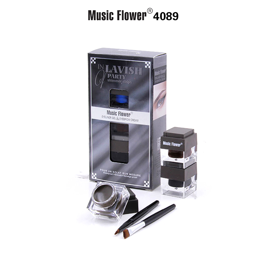 音乐花 三色眼线膏 #4089
