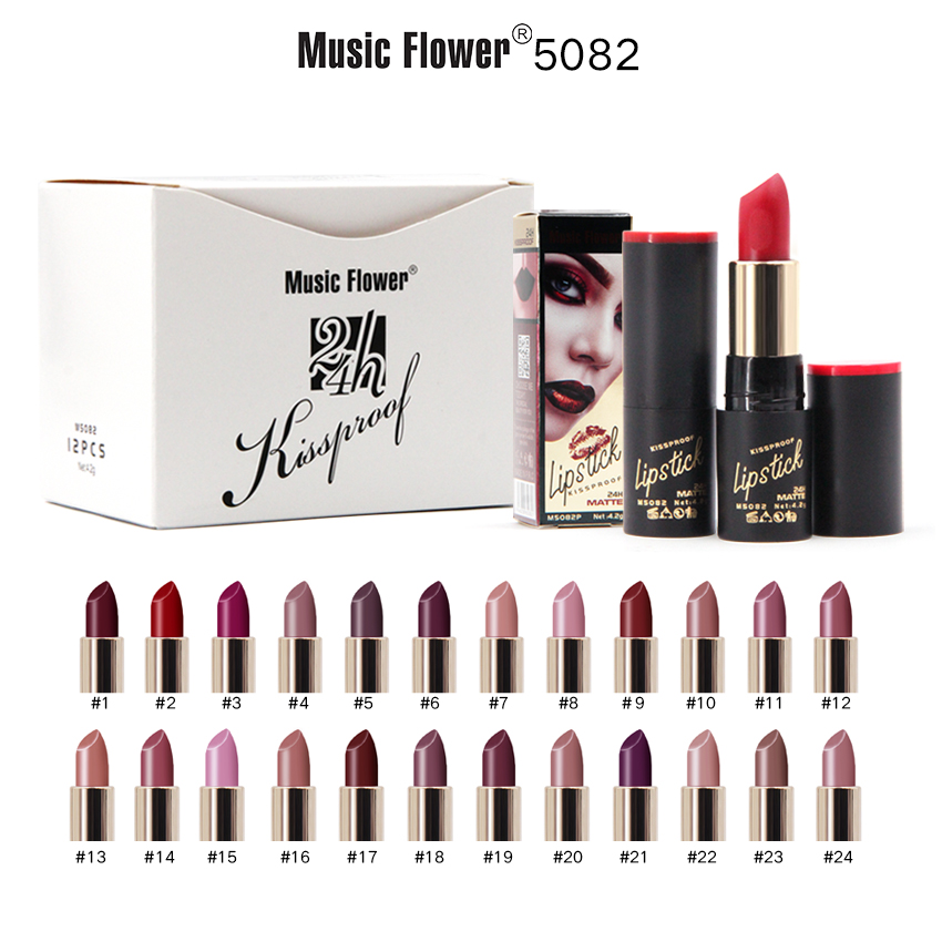 Music Flower 雾感哑光不粘杯口红 #5082
