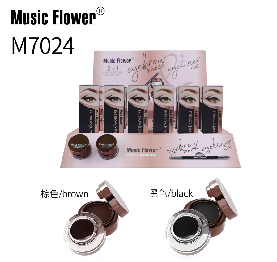 MUSIC FLOWER EYEBROW&EYELINER M7024